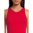 thumbnail image 4 of No Boundaries Juniors High Neck Tank Top, Sizes XS-3XL, 4 of 5