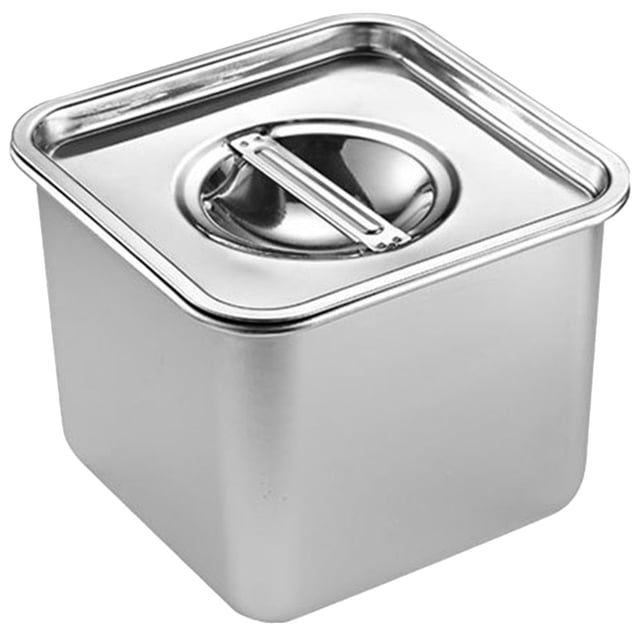 Condiment Case Stainless Steel Seasoning Storage Jar Kitchen Spice Box Sauce Case