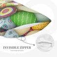 thumbnail image 5 of EasygdpColorful Easter Eggs Polyester Fiber Double-Sided Pillowcase,Super Soft,Comfortable And Luxurious Pillowcase,Not Easy To Break Or Deform- 20"X30", 5 of 9