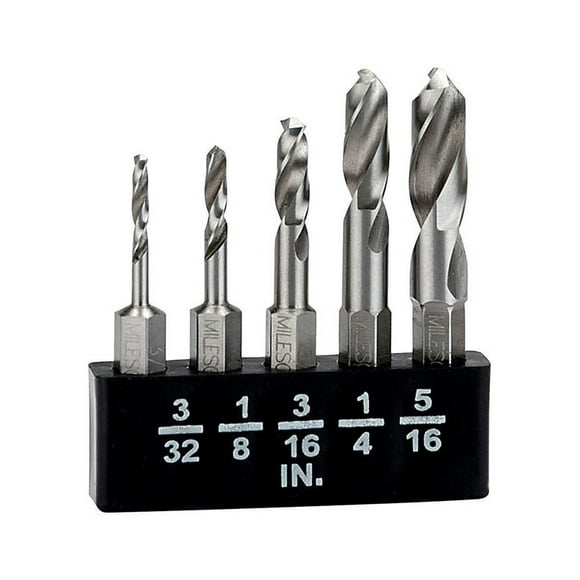 Milescraft 2320 5pc. MetalStubbyBit Set