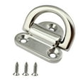 thumbnail image 2 of 2 anillos en D con almohadilla plegable para de barco, hardware marino, cornamusas pulidas y resistentes, anillo de para remolque de, 2 of 9