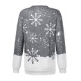thumbnail image 3 of Chandail de Noël pour Femmes Mode Col Rond Manches Longues Blouse Chandail, 3 of 5