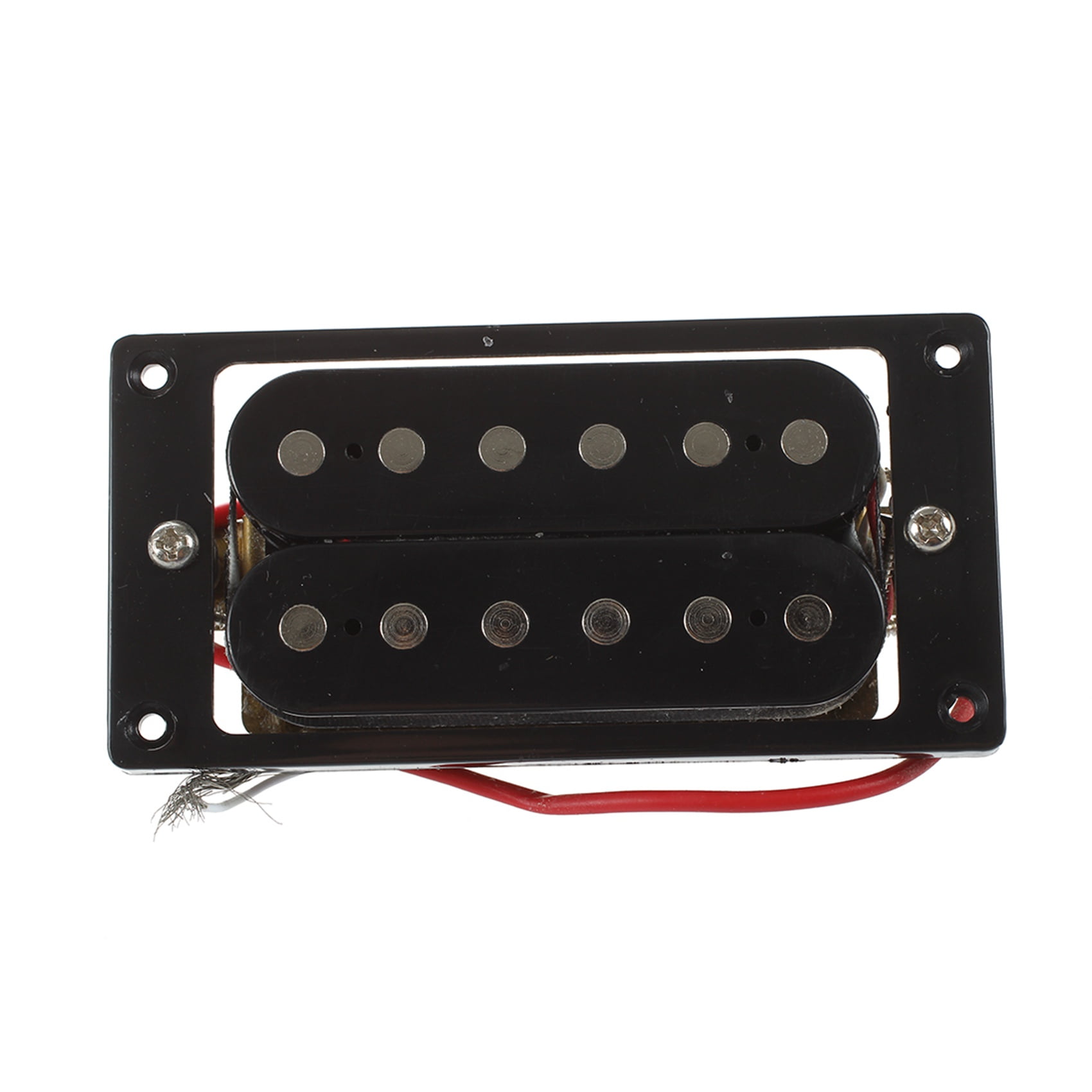 2PCs Humbucker Double Coil Electric Guitar Pickups + Frame Screw with Guitar Locked String Tuning Peg Button(3L+)