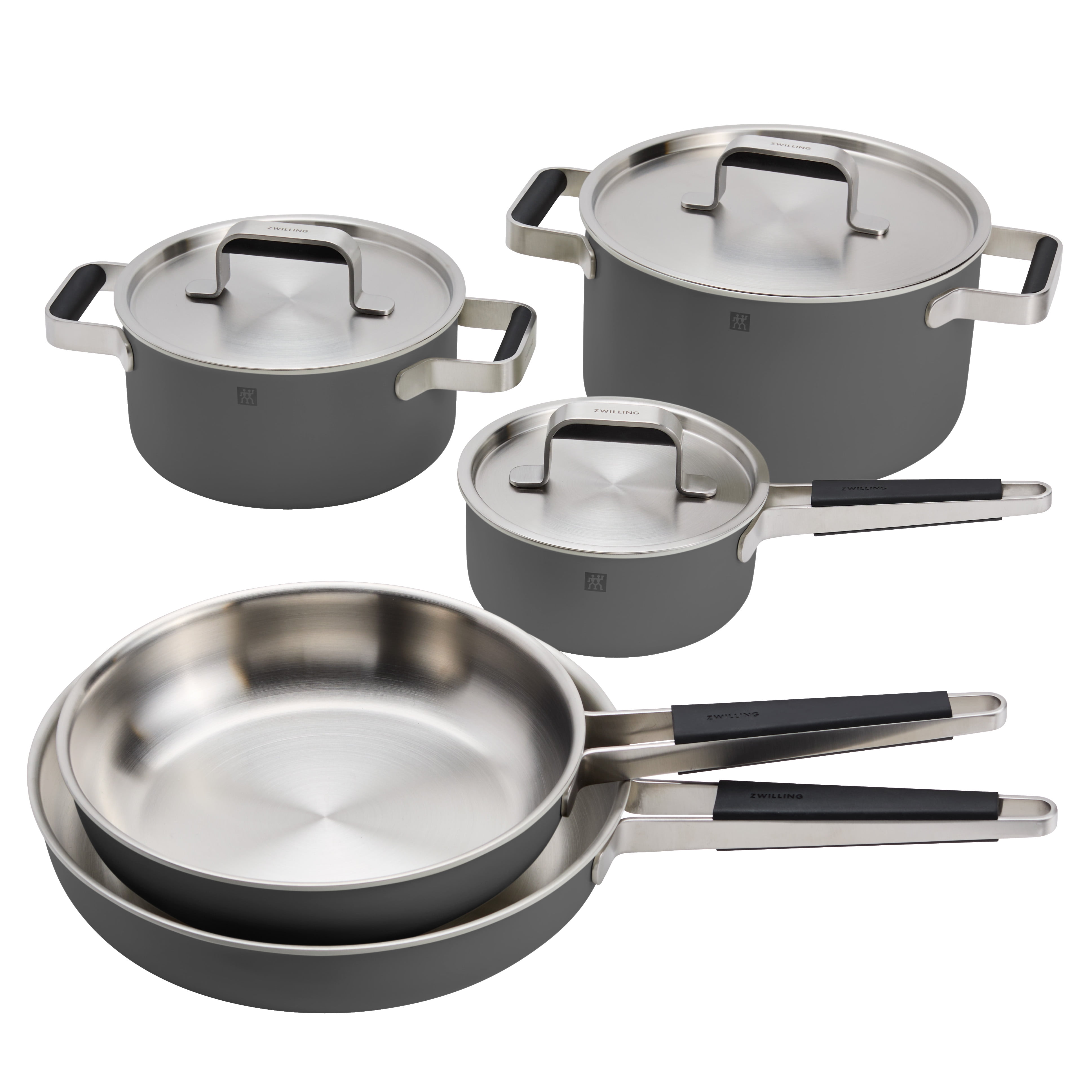 Calphalon Premier Space Saving Stainless Steel 8-Piece Cookware