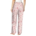 thumbnail image 3 of Xecao Chrysanthemum Women's Straight Lounge Pajama Pants: The Epitome of Relaxed Sleepwear, 3 of 9