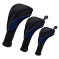 thumbnail image 2 of 3x para la cabeza de golf Driver 1 3 5 para la cabeza de con protector de cabeza de cuello largo para mujeres y hombres - Azul Sunnimix  Cubierta del club de golf, 2 of 8
