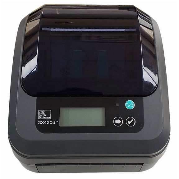 Restored Zebra GX420D, Direct Thermal Label Printer – 203 dpi – USB / Serial / Ethernet - GX42-212910-0540 (Refurbished)