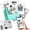 Green, variant on Phomemo Mini Printer,Mini Sticker Printer M02L,Mini Portable Printer, Portable Photo Printer Sticker Printer Portable Pocket Printer for Photo,Notes,Compatible with Phone Tablet,White