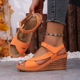 thumbnail image 4 of MuXiKeJi Clothes Women's Platform Wedge Sandals 2026, Comfortable Peep-Toe High Heel Wedges for Women Ankle Strap Open Toe Band Dressy Summer Beach Sandals, 4 of 9