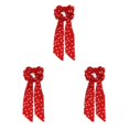 thumbnail image 3 of Dalazy Couvre-Chef Vintage à la Mode en Polyester pour Femmes - Se Démarquer Facilement dans la Foule Bandeaux Vintage 142K Petit Point Rouge 3ensemble, 3 of 6