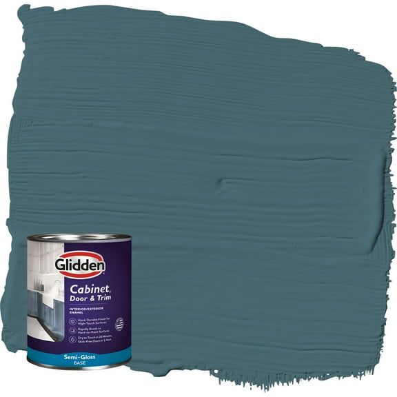Glidden Cabinet Door and Trim Semi Gloss Paint, Azalea Leaf, 1 Quart