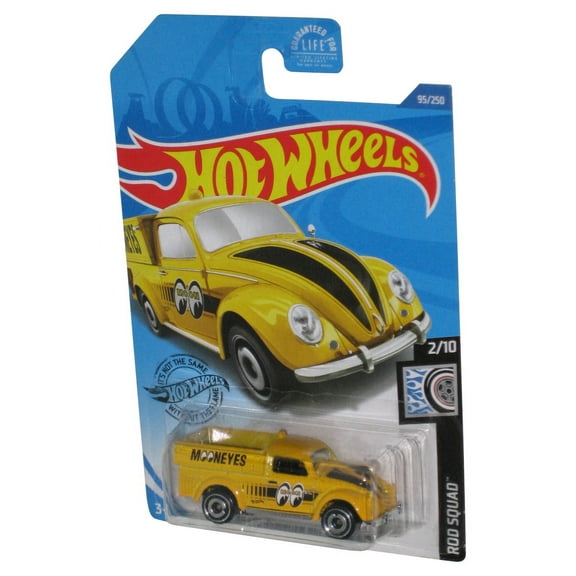 Hot Wheels Rod Squad 2/10 (2017) '49 Volkswagen Beetle Pickup Yellow Toy Car 95/250