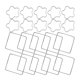 thumbnail image 1 of KAKOWELY 20Ud Base Metálica Abierta Para Charms De Collar Pulsera Y Llavero Con, 1 of 8