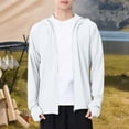 thumbnail image 2 of Men’s UPF 50+ Full-Zip Sun Protection Hooded Jacket – Lightweight Breathable Outdoor Hoodie with UV Defense for Hiking, Fishing & Running, 2 of 5