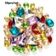 thumbnail image 5 of Yuarrent 50 piezas de bolsa de zapatos de cristal DIY, diamantes de imitación, piedras para coser, sastre profesional Type2, 5 of 6