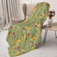 thumbnail image 3 of Gaeub Taco Print Flannel Throw Blanket, Home Fleece Throw Blanket for Couch or Bed,Decorative Blankets,Lightweight Fuzzy Flannel Blanket-40"x30", 3 of 6