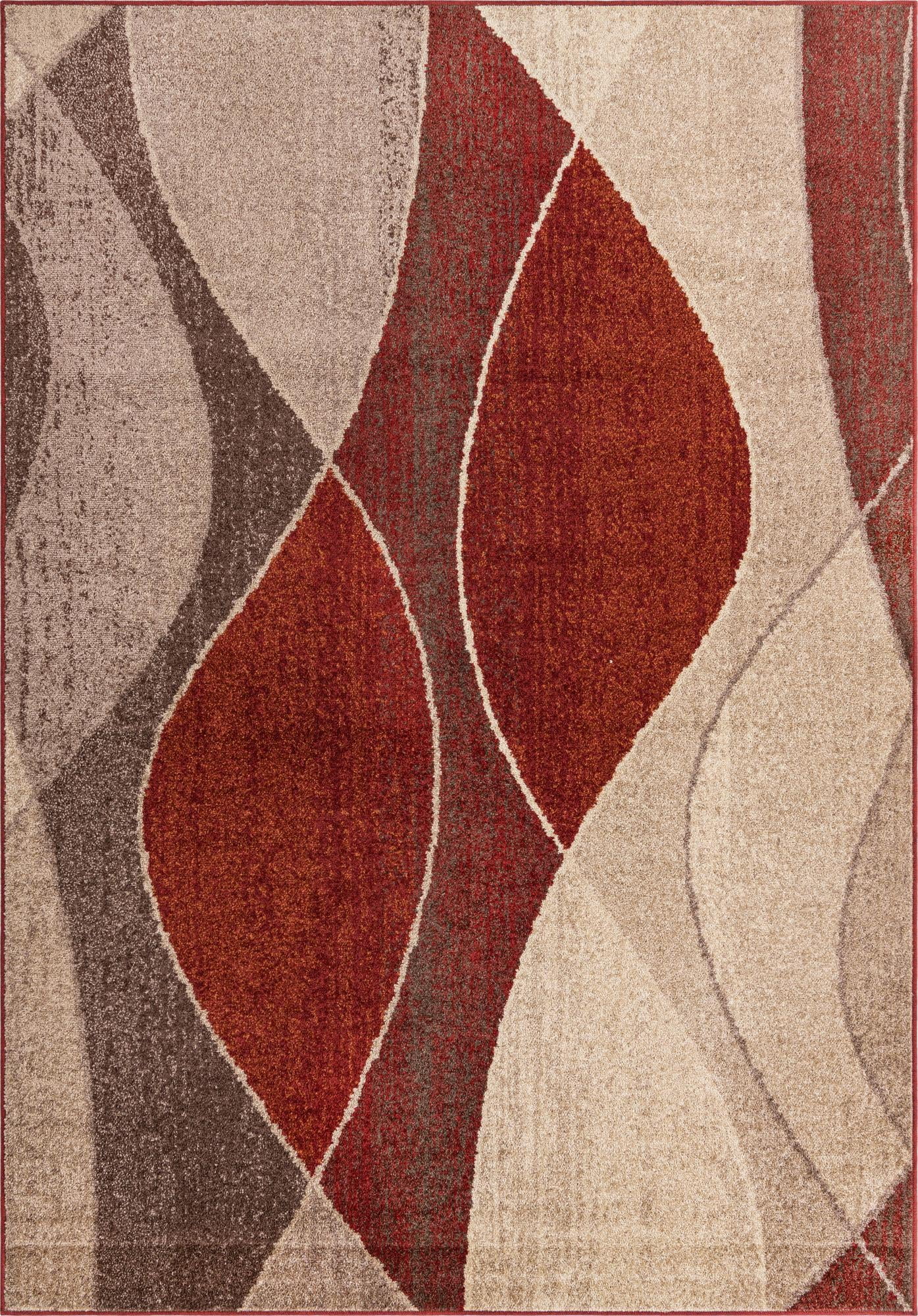 Unique Loom Plantation Autumn Rug Multi/Beige 7' 1" x 10' Rectangle