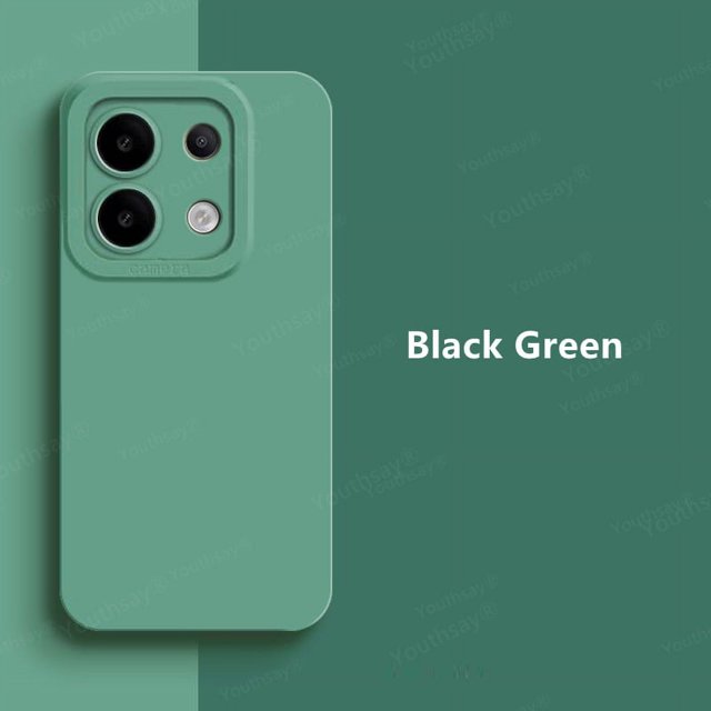 For Poco X6 5G Case Xiaomi Poco X6 Pro Cover Fundas Coque Camera Protector Original Liquid Silicone Soft Back Case Poco X6 Green Poco X6 Pro