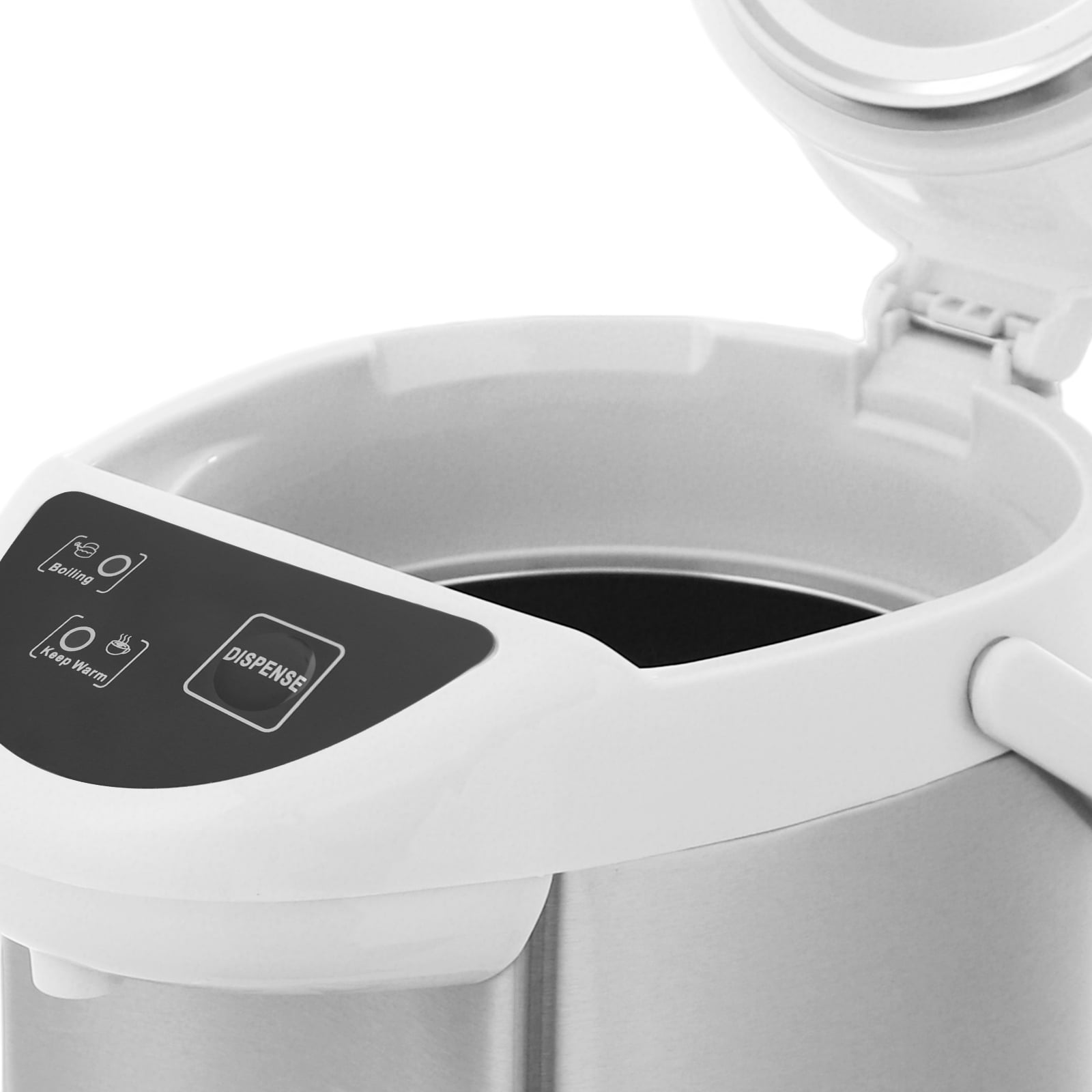 Grey 304 Stainless Steel 20×38cm Electric Kettle 4l Large-Capacity Three-Mode Water Outlet Thermal Insulation Electric Kettle