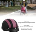 thumbnail image 3 of Casco de Motocicleta Casco Retro de Motocicleta Casco de Media Cara de Cuero de PU Casco Deportivo para Motocicleta Casco de Scooter Casco de Verano Transpirable Medio Casco ANGGREK  Otros, 3 of 8