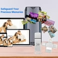 thumbnail image 3 of 128GB Auto Photo-Backup-Stick for All Device Photo-Stick-USB-Flash-Drive Secure Photo Video Backup Device iPhone-Backup-Flash-Drive 4-IN-1-Photo-Saver-Stick Photo-Backup-Storage, 3 of 9