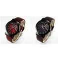 thumbnail image 4 of Montre-bracelet Habillée à Quartz pour Femmes Horloge Montre en Cuir Filles Femmes Ronde Cristal Ronde Montre Workhe, 4 of 7