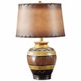thumbnail image 2 of Crestview Collection CVAVP418 24 in. Dakota Table Lamp with Antique Leather Shade, 2 of 4