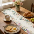 thumbnail image 4 of Decorative Floral Table Runner Seasonal Summer Home Kitchen Dining Indoor Farmhouse Banner, 4 of 5