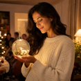 thumbnail image 6 of Light Up Transparent Christmas Ornament Ball,Little Lamb Design Hanging Bauble With Built-in LED Lights,Christmas Tree Mantel Window Decor,C, 6 of 7