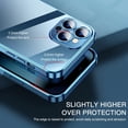 thumbnail image 5 of Luxuxy-funda transparente chapada para iPhone, funda trasera de silicona suave a prueba de golpes para iPhone 15, 14, 13, 12, 11 Pro Max, 15, 14 Plus, accesorios, 5 of 5
