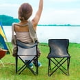 thumbnail image 5 of 600D Oxford Camping Chair Portable Foldable Chair Supports 220 lbs for Picnic, Fishing, Backpacking Golden Nebula, 5 of 8