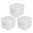 thumbnail image 3 of Bento Lunch Box - 3Pcs 1000ml Récipient de Stockage Alimentaire Étanche, Bento Boîte de Rangement Alimentaire pour Réfrigérateur Micro-Ondes, 3 of 14