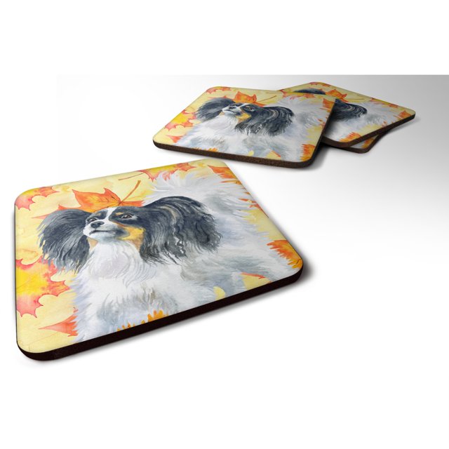 "Treasures Papillon Fall Posavasos decorativos, multicolor" Caroline's Treasures BB9918FC