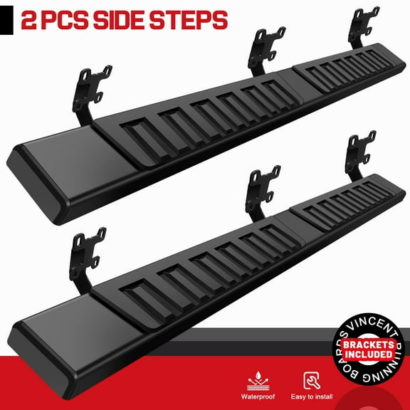6" Side Steps For 99-16 FORD F250/350 Superduty Super Cab Running Boards BLK H