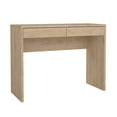 thumbnail image 5 of Tvilum Wilbur Home Office Writing Desk with 2 Storage Drawer for Adults, Jackson Hickory, 5 of 12