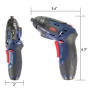 Electric Screwdriver Set,Power Screwdriver 4V Cordless Rechargeable Screwdriver Set with 34PC Magnetic Precision Bits,5 Nm Screw Gun,LED Light