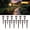 Brown, variant on Hoodink Solar Lights Outdoor, 12 Pack 3000K Waterproof Auto On/Off Solar Pathway Lights for Your Garden, Landscape, Path, Yard, Patio, Driveway,Walkway Decor, Black