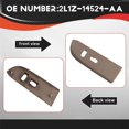 thumbnail image 5 of For Ford Passenger Side Window Lock Lift Switch Trim Cover LHD Beige, 5 of 5