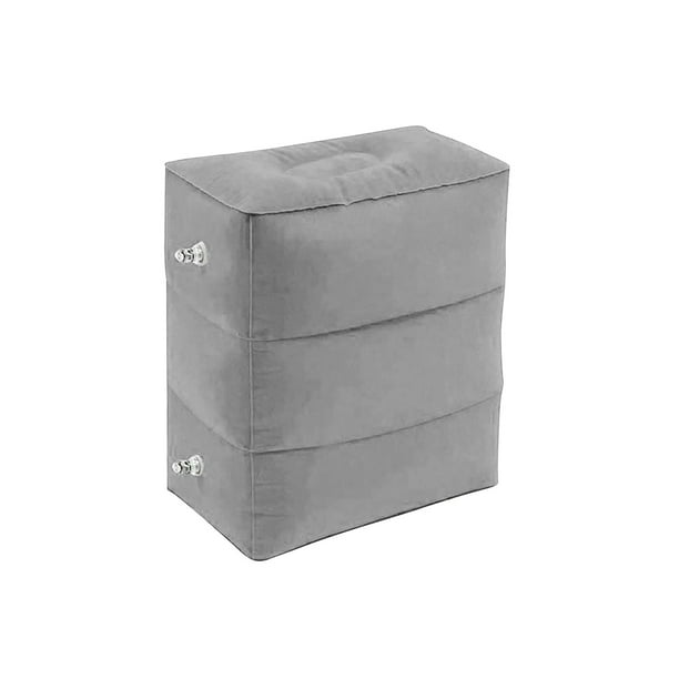 aiyuq.u inflatable trave foot rest pillow kids airplane bed adjustable