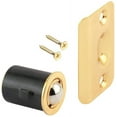 thumbnail image 3 of (3 Pack) Brass Plated Closet Door Drive-in Ball Catch with Strike Plate Quality, 3 of 3