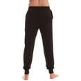 thumbnail image 3 of At The Buzzer Mens Pajama Pant  Jersey Knit Sleep Pant (Black Jogger, XX-Large), 3 of 3