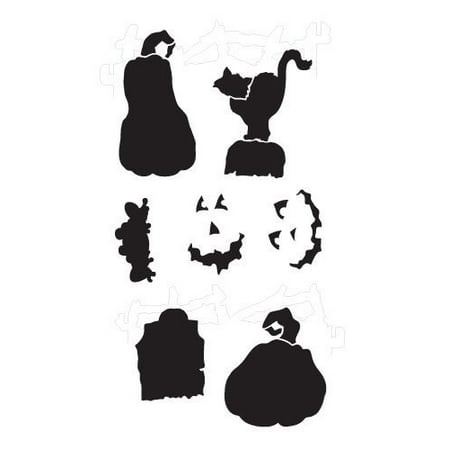 Jack O Lanterns and Friends Stencil (Best Jack O Lantern Stencils)