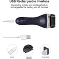 thumbnail image 3 of PRITECH Electric Foot Callus Remover Tool, Electric Pedicure Foot File, Rechargeable Callus Removers Kit Extra Thick, Heel, Hand, Skin Gift(Black), 3 of 7