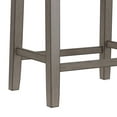 thumbnail image 6 of Woven Paths Fiddler Backless Wood Counter Height Stool, Aged Gray, 6 of 9