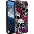 thumbnail image 1 of Compatible with iPhone 13 Pro Phone Case, Skull-6 Case Silicone Protective for Teen Girl Boy Case for iPhone 13 Pro, 1 of 1
