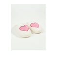 thumbnail image 2 of FLOOF Retro Heart Slippers in Pink/Red, 39-40 EU, 2 of 4