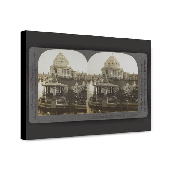 Canvas Print: Where Heavenly Music And Murmuring Waters Lull The Weary To Rest