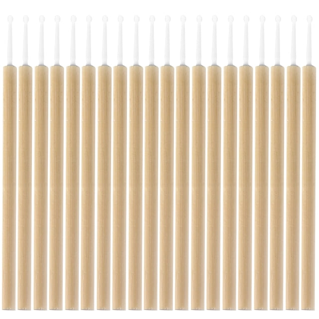 FELTECHELECTR 20 hisopos de algodón ecológicos para pestañas, pinceles aplicadores creativos, herramientas de maquillaje