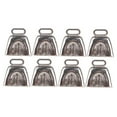 thumbnail image 3 of LABSERRON 8Pcs Loud Cowbell with Handle for Outdoor Football Game Iron Emergency Signaling 1In, 3 of 8