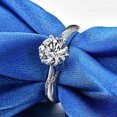 thumbnail image 3 of 1.5ct Anniversary AAA CZ 925 Silver Women's Engagement Party Elegant Ring Sz 4-9, 3 of 5